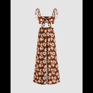 Cider Retro Floral Pattern 2-piece Matching Set NWT size Small SOLD OUT